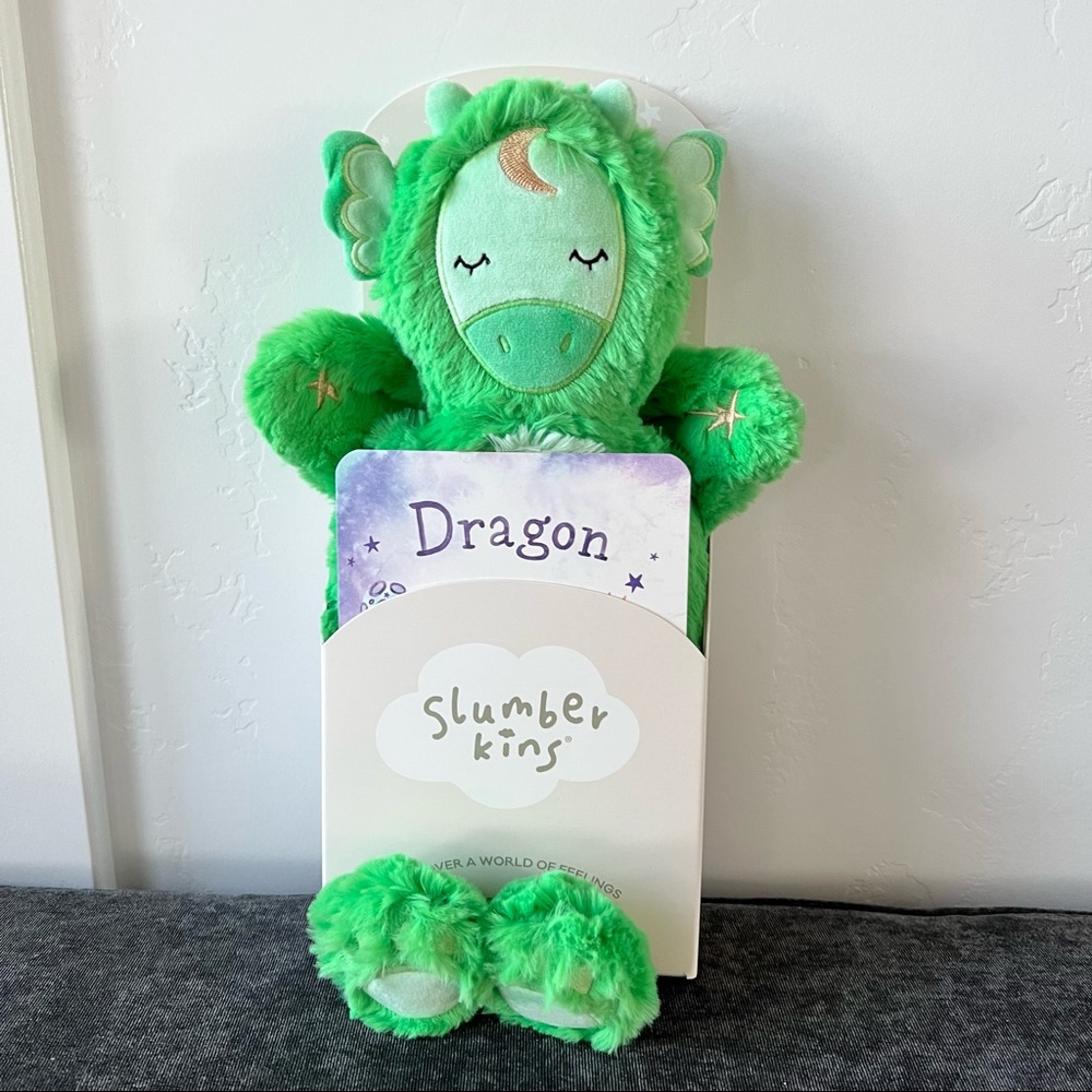 NWT Slumberkins Magic Mint Dragon Kin